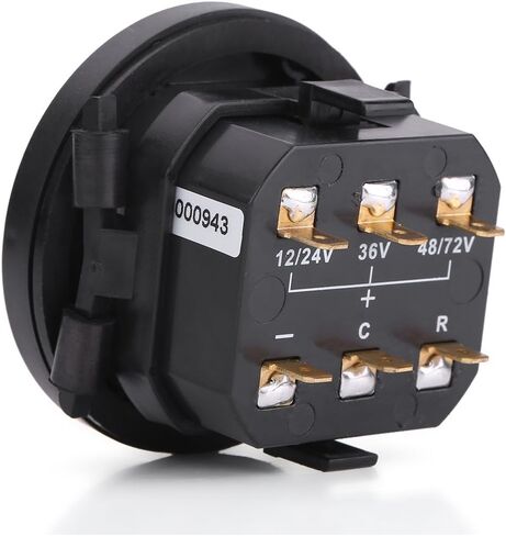 Battery Indicator Meter Gauge, Keenso 12V/24V/36V/48V/72V LED Digital Battery Indicator Gauge with LCD Hour Meter for Golf Carts in Saudi Arabia