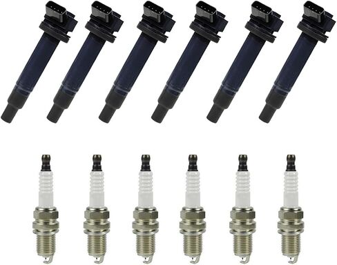 Ignition Coil & Spark Plug Kits 90919-02234 9008019016 UF267 Compatible with ES300 RX300 RX400h 3.0L 3.3L V6 in Saudi Arabia