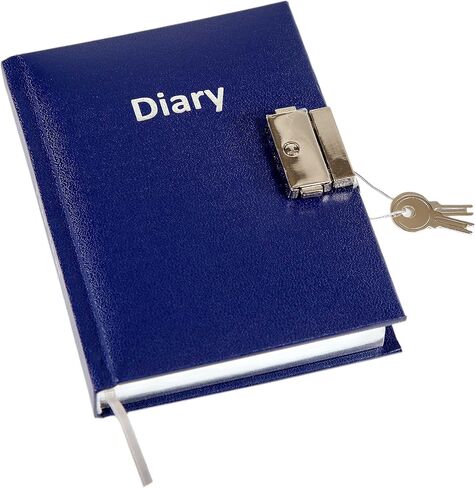 Esposti 5 Year Undated Lockable Diary Compact Easy To Use Five-Year Journal - Red - Size: 4.4" × 5.8" in Saudi Arabia