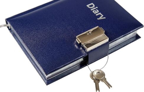 Esposti 5 Year Undated Lockable Diary Compact Easy To Use Five-Year Journal - Red - Size: 4.4" × 5.8" in Saudi Arabia
