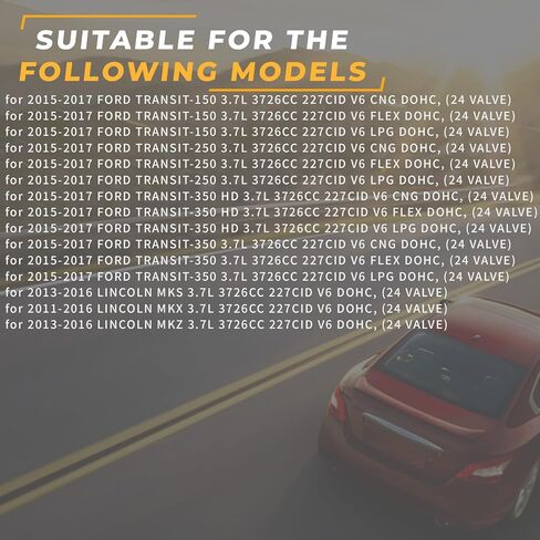 مجموعة سلسلة توقيت المحرك، مناسبة لـ Edge Eplorer F150 Flex Mutang Taurus Transit Lincoln MKS 3.5/3.7L 2011-2019، مجموعة قطع غيار مجموعة توقيت السيارات AT4Z6K255A AT4Z6B274A in Kuwait