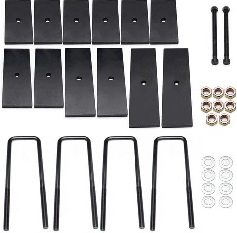 طقم رفع التسوية الأمامي والخلفي 3 بوصات متوافق مع 1999-2004 Ford F250 F350 4X4 Super Duty in Kuwait