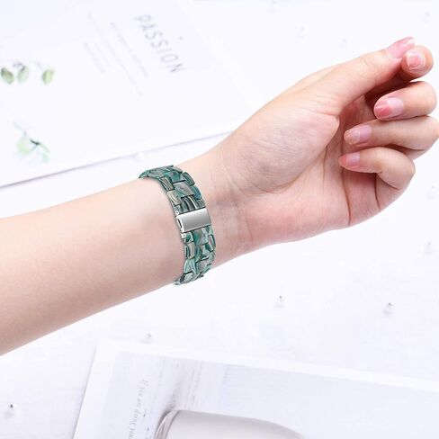 متوافق مع سوار ساعة Apple 38 مم 40 مم 41 مم 42 مم 44 مم 45 مم Ultra 49 مم لساعة iWatch SE خفيفة الوزن من الراتنج معصمه سلسلة سوار 9 8 7 6 5 4 3 2 1 للرجال والنساء in Kuwait
