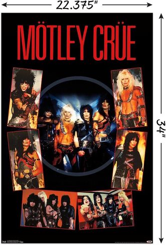 Trends International Motley Crue - Shout At The Devil Wall Poster, 22.375" x 34", Unframed Version in Saudi Arabia
