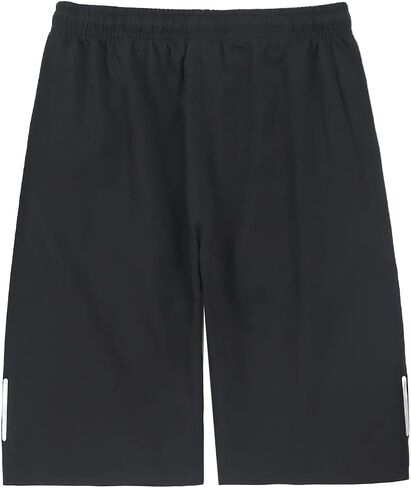 Boys Athletic Shorts, Quick Dry Workout Shorts with Zipper Pockets for Little Boy Running Gym Outdoor Activities in Kuwait