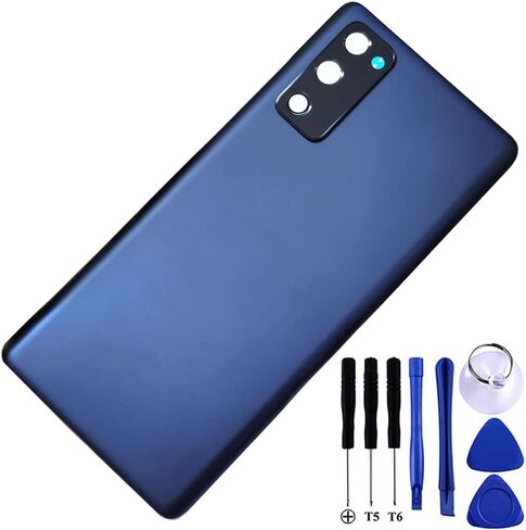 Galaxy S20 FE 5G Back Plastic Cover Replacement Door Panel for Samsung Galaxy S20 FE 5G 6.5" G781U G781V G781W S20FE Back Cover Housing with Back Camera Glass Len and Tape Repair Part (Cloud White) in Kuwait