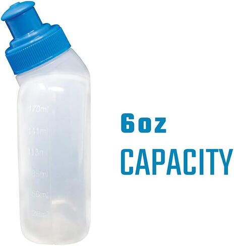 Synergy Reusable Handheld Hydration Running Water Bottles (4-Pack) (9oz 4-Pack, Blue) in Saudi Arabia