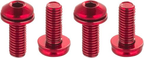 Chooee Water Bottle Cage Bolts，Bike Bottle Cage Bolts for MTB/Mountain Bike,red in Saudi Arabia