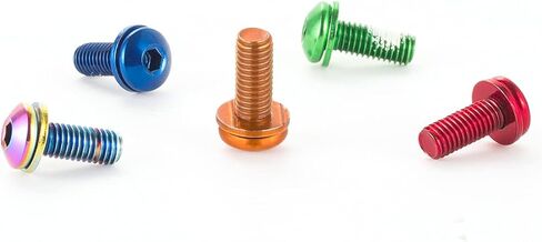 Chooee Water Bottle Cage Bolts，Bike Bottle Cage Bolts for MTB/Mountain Bike,red in Saudi Arabia