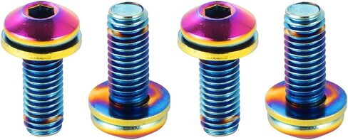 Chooee Water Bottle Cage Bolts，Bike Bottle Cage Bolts for MTB/Mountain Bike,red in Saudi Arabia