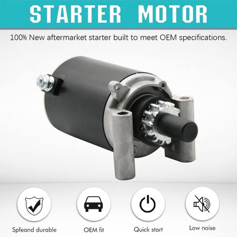 Satarter Motor Compatible with John Deere LT133 All, LT155 All, LT160 All, LTR155 All, STX46 All Kohler Engine 15-20HP 12-098 Series Starter Replacement for AM122435, 5770N 5666940 SM56669 in Saudi Arabia