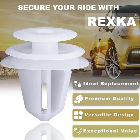 Rexka 25 قطعة مشبك تثبيت لوحة الباب لسيارة Hyundai Kia 82315-2P000 Accent Azera Elantra Entourage Equus Kona Santa Fe Sonata Cadenza Forte K5 K900 Optima Rio Sedona Sportage Stinger 823152P000 in Kuwait