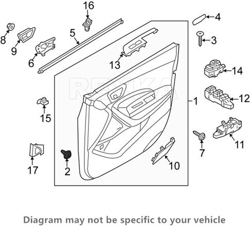 Rexka 25 قطعة مشبك تثبيت لوحة الباب لسيارة Hyundai Kia 82315-2P000 Accent Azera Elantra Entourage Equus Kona Santa Fe Sonata Cadenza Forte K5 K900 Optima Rio Sedona Sportage Stinger 823152P000 in Kuwait