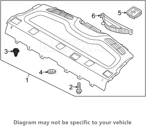 Rexka 25 قطعة مشبك تثبيت لوحة الباب لسيارة Hyundai Kia 82315-2P000 Accent Azera Elantra Entourage Equus Kona Santa Fe Sonata Cadenza Forte K5 K900 Optima Rio Sedona Sportage Stinger 823152P000 in Kuwait