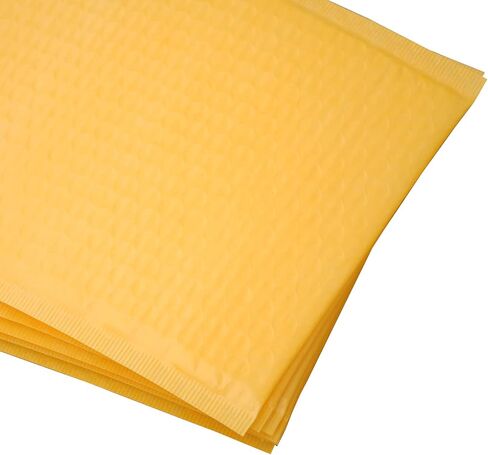 Anymailers Yellow Bubble Mailers 6.5x10 Inch 50 Pack Poly Padded Envelopes by AirnDefense in Saudi Arabia