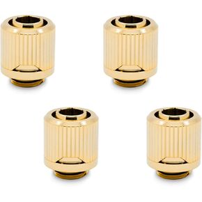 Ekwb Ek-Quantum Torque STC-10/13 تركيب ضغط للأنابيب الناعمة ، 10/13 مم (3/8 "معرف ، 1/2" OD) ، الأسود ، 4-Pack