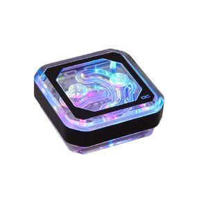 Alphacool Eisblock XPX Aurora CPU Water Block, Digital RGB, Black/Plexi