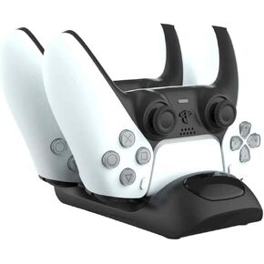 Charging Dock Compatible with PS5 Wireless Controller, Controller Charging Station with Charging Indicator and Type C Charge Cable for Sony Playstation 5 Controller