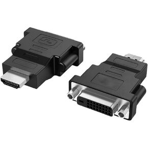HDMI to DVI Cable /1.5M/Adapter Bi-Direction HDMI to DVI Adapter Cable 1080P DVI to HDMI Cable Adapter for P>S#3 P;S/4 P;S/5 M>oni>tor(H to D Male 1.5M)
