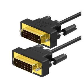 DVI to DVI Cable DVI-D Video Cable 2K 1080P DVI D 24+1 Adapter 1m 2m 300cm for HDTV Projector Cabo PC Computer Wire Cord(2m)