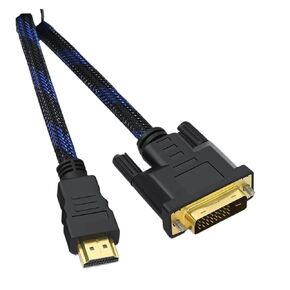 4K DVI to HDMI-Compatible Cable Adapter Bi-Direction HDTV Male 24+1 DVI-D Male Converter for HDTV DVD LCD 1m/1.5m/2m/3m/5m(2m)