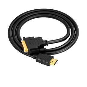 مطلي HDMI إلى DVI Adapter Cable BI-Direction 4K Male 24+1 DVI-D إلى Cable HDMI عالية السرعة لـ /3 TV Box DVD (1.5m)