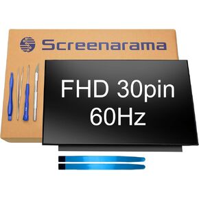 SCREENARAMA New Screen Replacement for HP 17-CN2068CL 17-CN2070CL 30pin 60Hz FHD 1920x1080 IPS LCD LED Display with Tools and Tape