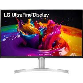 LG 32UP550-W 32 Inch UltraFine (3840 x 2160) VA Display with AMD FreeSync, DCI-P3 90% Color Gamut with HDR 10 Compatibility and USB Type-C Connectivity – Silver/White