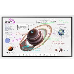 SAMSUNG Pro 65" 4K WMB Interactive Display, SmartView+, Built-in Speakers, Wi-Fi and Bluetooth Embedded, Durable Screen, Universal Pairing, LH65WMBWBGCXZA