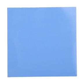 Thermal Mat Silicone Thermal Conductivity Pad for CPU GPU Heat Dissipation 100x100x5mm Blue for Electronics