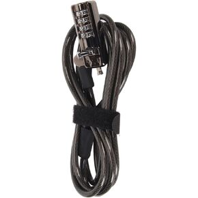Computer Cable Lock, Portable Laptop Lock 4 Digit Cipher Lightweight Easy to Use Durable PVC Length for Notebook