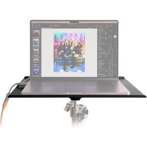 Flashpoint Laptop Tray Platform for Tripod and Light Stand – 16 x 18 with Arca Mount Compatibility, Non-Slip Surface, Durable Construction, Adjustable for Laptops, Projectors, and Devices