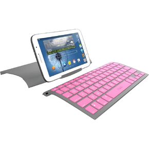 ZAGGkeys Case and Micro USB Wired Keyboard Made for for Android Smartphones and Micor USB Devices - Berry/Aqua