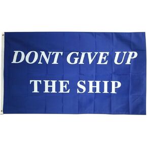New 3x5 Commodore Perry Don't Give up the Flag Grommets 100D