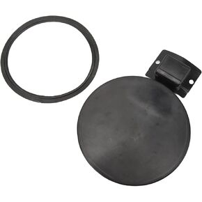 Fuel Filler Door Housing Pocket, High Efficiency Black ABS Fuel Tank Housing Flap Cover OEM Standard Wearproof for