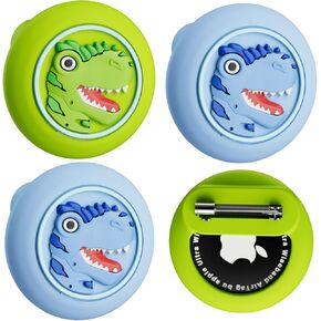 for Air Tags-4 Pack Apple Kids Cartoon Case, Kids Hidden Holder for Airtag, GPS Tracker Case with Safety Pin Anti Lost, for Children, Elderly, Luggage, Clothing