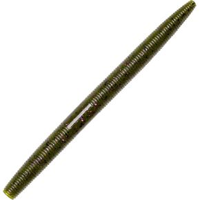 Yum Lures YDG644 Dinger Fishing Bait, Green Pumpkin/Purple Flake, 6"