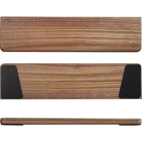 Wooden Keyboard Wrist Rest, 12.8 x 3.1 Inches, Walnut Wood Palm Support for 70% Mechanical Keyboards