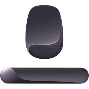 Wrist Rest Support for Mouse Pad and Keyboard Set, Ergonomic Gel Wrist Support - Fabric with Non-Slip, Soft & Comfortable, Relieve Office for Gaming Wrist Pain (Blue)