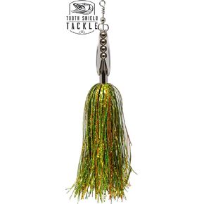 Chubby Musky Bucktail (Firetiger) Muskie Pike Double 9 Inline Spinner Musky Lures Baits Tackle