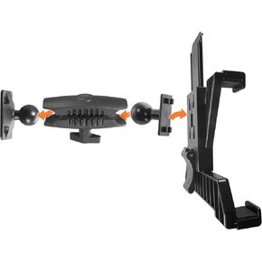 iBOLT Custom Drill Base Industry Standard AMPS Composite Mount - Featuring Our Heavy Duty 25mm / 1 inch Dual Socket Ball Mount- for Phones, Tablets, Barcode scanners, Vesa 75/100 Monitors, etc.
