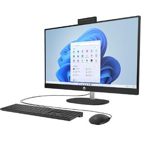 HP 27 All-in-One Desktop 1TB SSD 64GB RAM (Intel 13th Generation Core i7 Processor with 10 cores - Turbo Boost to 5.0GHz, 1 TB SSD, 64 GB RAM, 27-inch FullHD, Win 11) PC Computer Essential Pavilion