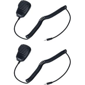 Speaker Microphone Compatible with Cobra Microtalk Cxt195 PX655 Cx112 PX650 ACXT1035r ACXT145 ACXT545 RX385 RX685 Walkie Talkie Two Way Radio 2Pack