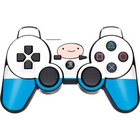 Skinit Skinit Gaming Gaming Skiner مع PS3 Dual Shock Wireless Controller - تصميم Warner Bros Finn Mertens المرخص رسميًا