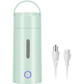 10oz Small Travel Electric Kettle 300ml Mini Portable Bottle warmer Hot Water Boiler