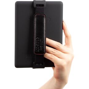 WiLLBee CLIPON Hand Pad Mini - Tablet e-Book Hand Strap Finger Grip Holder (Black, for 6.8-7 inch Device)