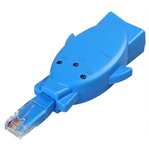 Suitable PLC WiFi Wireless Programming Adapter Replace USB-Communication Cable RJ45 to RS232 Adapter(Remote Version)