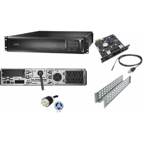 APC SMX3000RMLV2UNC X 3000VA Rack/Tower LCD 100-127V ذكية مع بطاقة الشبكة (متجددة)