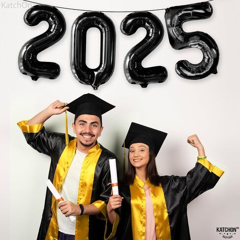 كاتش أون، بالونات سوداء رقم 2024 - 16 بوصة، بالونات رأس السنة الجديدة | أرقام بالونات سوداء 2024 لزينة رأس السنة الجديدة 2024 | بالونات فويل سوداء 2024 لمستلزمات حفلات رأس السنة الجديدة 2024 in Kuwait