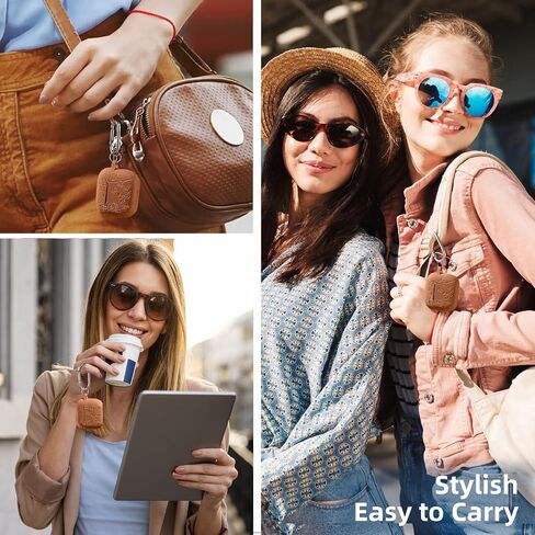 Lerobo for AirPod Case 3rd Generation Cover with Keychain Accessories, Flower Engraved Case Silicone Skin Cover Compatible with Apple AirPod 3rd Generation Case Full Protection, Front LED Visible in Saudi Arabia